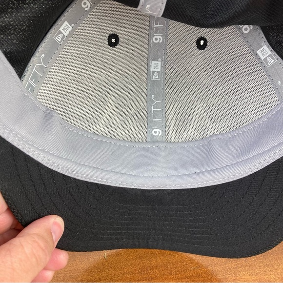 AJGA New Era Snapback Hat Cap Taylormade Golf Adjustable Black White OSFM - Picture 8 of 12